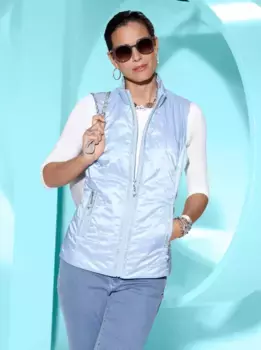 Стеганый жилет Creation L, голубой