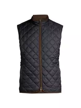 Стеганый жилет Crown Essex Peter Millar, черный