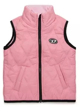 Стеганый жилет Diesel Kids, розовый