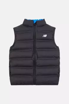 Стеганый жилет для мальчиков Bond New Balance, черный