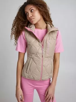 Стеганый жилет джкастан Thejoggconcept., бежевый