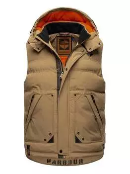 Стеганый жилет егоор Stone Harbour, коричневый
