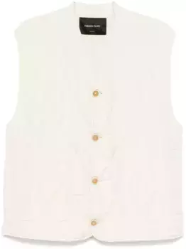 Стеганый жилет Fabiana Filippi, нейтральный