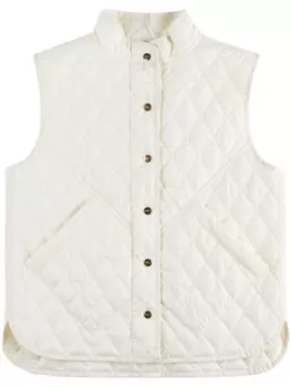 Стеганый жилет Fay, белый