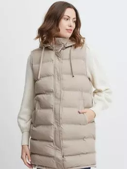 Стеганый жилет frbafab Fransa, бежевый