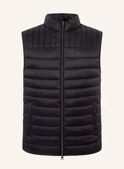 Стеганый жилет Hackett London, черный