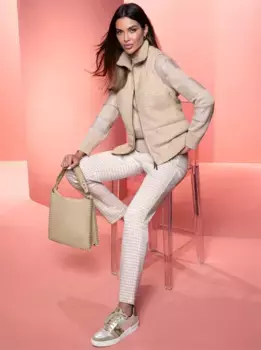 Стеганый жилет Heine, бежевый