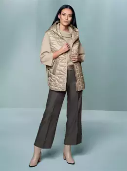 Стеганый жилет Heine, бежевый