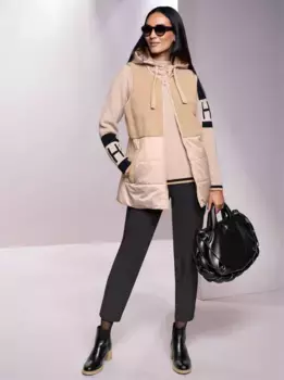 Стеганый жилет Heine, цвет Beere