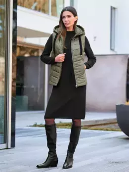 Стеганый жилет Heine, хаки