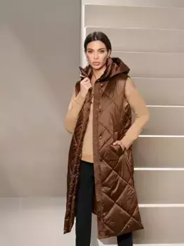 Стеганый жилет Heine, коричневый