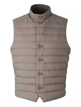 Стеганый жилет Herno, серый