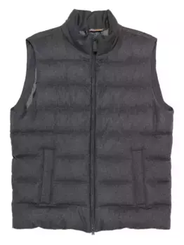 Стеганый жилет Herno, серый