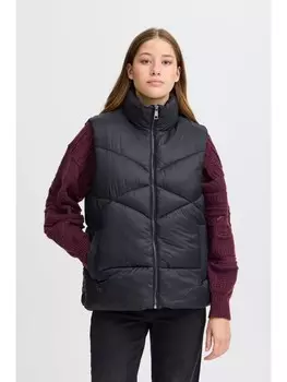 Стеганый жилет ICHI Steppweste IHZORANA WA 20121657 modische Weste, черный