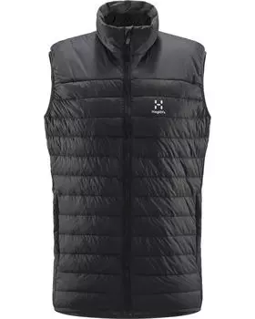 Стеганый жилет, имитирующий шпиль Haglfs, серый