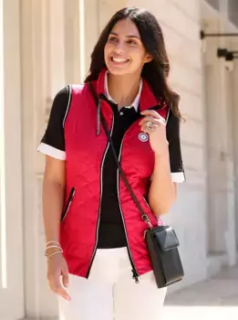 Стеганый жилет Inspirations Inspirationen, красный