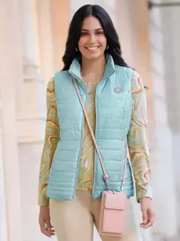 Стеганый жилет Inspirations Inspirationen, мятный