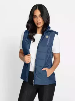 Стеганый жилет Inspirations Inspirationen, синий
