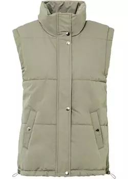 Стеганый жилет из переработанного полиэстера Rainbow, зеленый