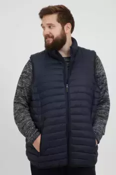 Стеганый жилет из смесового материала "BLEND BHBNille", цвет Dress Blues