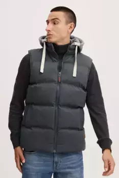 Стеганый жилет из смесового материала "BLEND BHJens", цвет India Ink