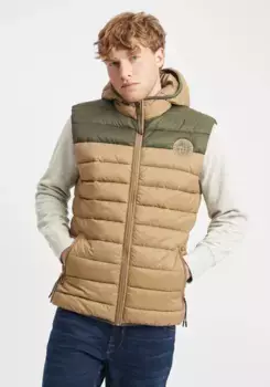 Стеганый жилет из смесового материала "BLEND BHNippo", цвет Deep Depths