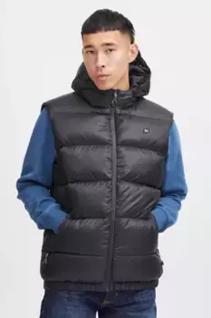 Стеганый жилет из смесового материала "BLEND BHPafte", черный