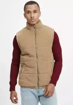 Стеганый жилет из смесового материала "BLEND BHSomion", цвет Kelp
