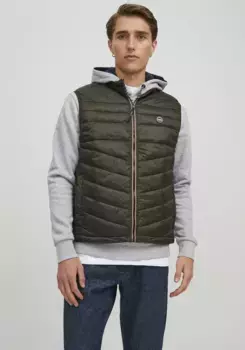 Стеганый жилет Jack & Jones "HERO BODYWARMER COLLAR", цвет Rosin
