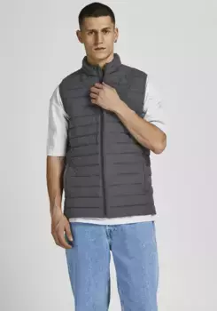 Стеганый жилет Jack & Jones "RECYCLE BODYWARMER", цвет Asphalt