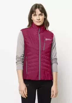 Стеганый жилет Jack Wolfskin "ROUTEBURN PRO INS VEST W", цвет Beere