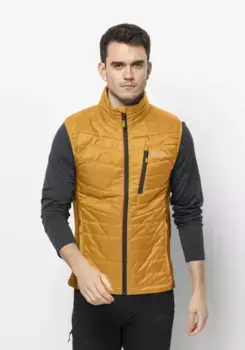 Стеганый жилет Jack Wolfskin "ROUTEBURN PRO INS VEST M", оранжевый