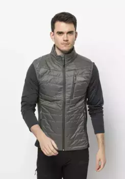Стеганый жилет Jack Wolfskin "ROUTEBURN PRO INS VEST M", зеленый