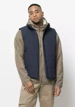 Стеганый жилет Jack Wolfskin "WHITE FROST VEST M", синий