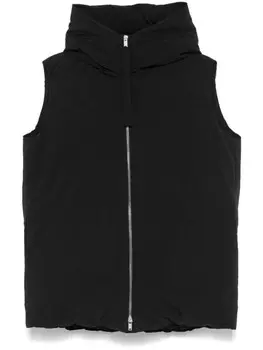 Стеганый жилет Jil Sander, черный