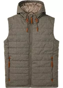 Стеганый жилет John Baner Jeanswear, зеленый