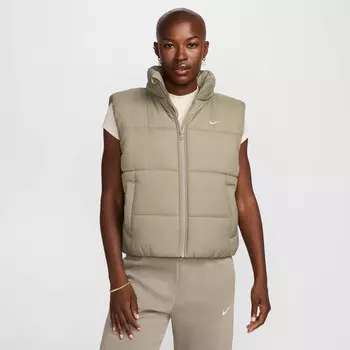 Стеганый жилет классический пуховик Nike Sportswear, зеленый