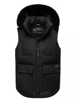 Стеганый жилет коричный зайчик xiv Navahoo, черный