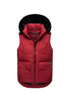 Стеганый жилет Коричный зайчик XIV NAVAHOO, темно-красный