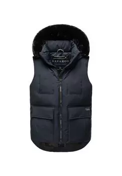 Стеганый жилет Коричный зайчик XIV NAVAHOO, темно-синий