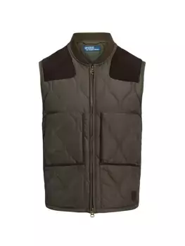 Стеганый жилет Langley Polo Ralph Lauren, цвет turf olive