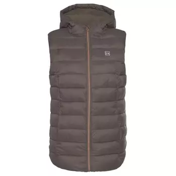 Стеганый жилет Lascana Active, коричневый