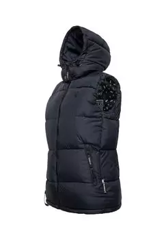 Стеганый жилет ледяные хлопья MARIKOO, темно-синий