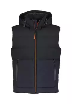 Стеганый жилет LERROS "Стеганый жилет LERROS из микса материалов", цвет морской волны