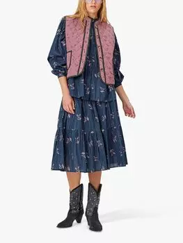 Стеганый жилет Lollys Laundry Cairo, фиолетовый