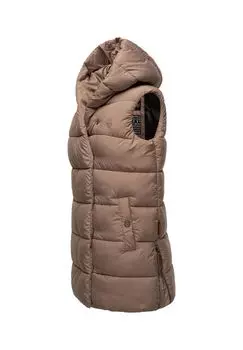 Стеганый жилет Мадилинаа NAVAHOO, цвет Dark Taupe