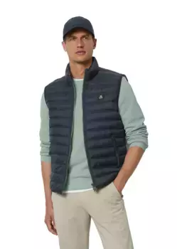 Стеганый жилет Marc O'Polo "с утеплителем Unifi REPREVE", синий