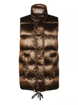 Стеганый жилет MAX MARA, коричневый