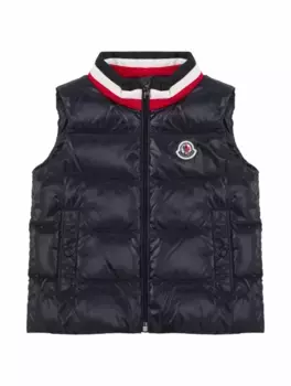 Стеганый жилет Merab Moncler, тёмно-синий