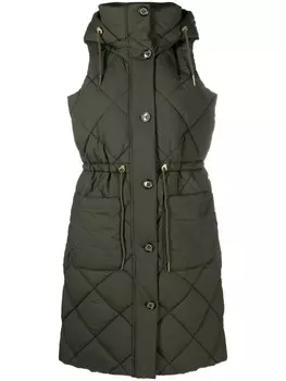 Стеганый жилет миди Orinsay Barbour International, зеленый